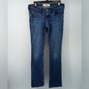 Hollister Little Baby Bootcut Y2K Sandblasted Blue Denim Jeans 5R 27W 33L